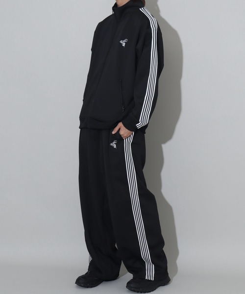 ビー刺繍クラシックテクスチャージャージ オーバーサイズ