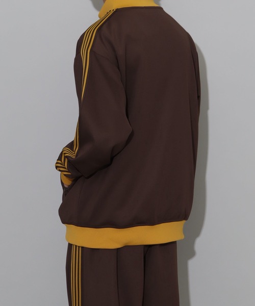 ビー刺繍クラシックテクスチャージャージ オーバーサイズ