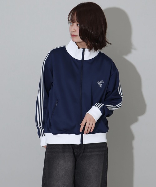 セール】ビー刺繍クラシックテクスチャージャージ オーバーサイズ