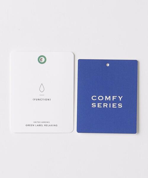 green label relaxing(グリーンレーベルリラクシング)の「COMFY COOL ボーダー クルーネック Tシャツ -接触冷感・吸水速乾-(Tシャツ/カットソー・メンズ・ホワイト/ネイビー・S/M/L/XL)」の18枚目の写真