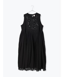 TSUHARU by Samansa Mos2 | 花柄カットワークノースリワンピース(ワンピース)