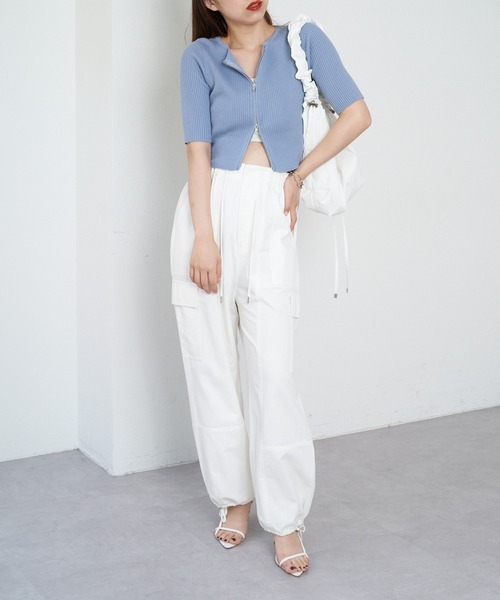 セール】Wジップリブチビプルオーバー（ニット/セーター）｜Chico