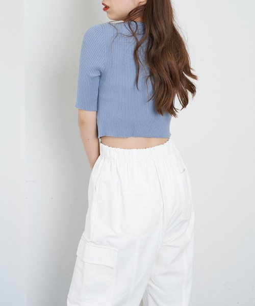 セール】Wジップリブチビプルオーバー（ニット/セーター）｜Chico