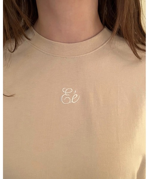 epine(エピヌ)の「Ee heart big long tee(Tシャツ/カットソー・レディース・ベビーピンク/ホワイト/ベージュ・FREE)」の16枚目の写真