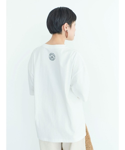 CRAFT STANDARD BOUTIQUE（クラフトスタンダードブティック）の「URANIWA HOME CAMP CREW TEE　◆（Tシャツ/カットソー・メンズ・オフホワイト/グレイッシュベージュ/チャコールグレー・M/XL/L）」の8枚目の写真