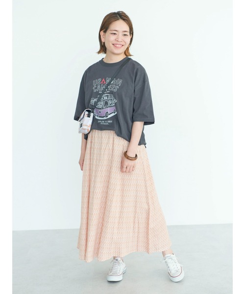 CRAFT STANDARD BOUTIQUE（クラフトスタンダードブティック）の「URANIWA HOME CAMP CREW TEE　◆（Tシャツ/カットソー・メンズ・オフホワイト/グレイッシュベージュ/チャコールグレー・M/XL/L）」の22枚目の写真