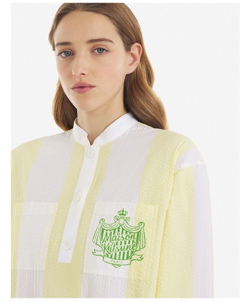 Maison Kitsune（メゾンキツネ）の「POOLSIDE STRIPES TUNIC DRESS