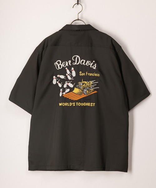 【ビッグサイズ】ベンデイビス ボーリングシャツ ホワイト&ブラック XLサイズ 楽天市場】ベンデイビス シャツ（スタイル（シャツ）ボウリングシャツ