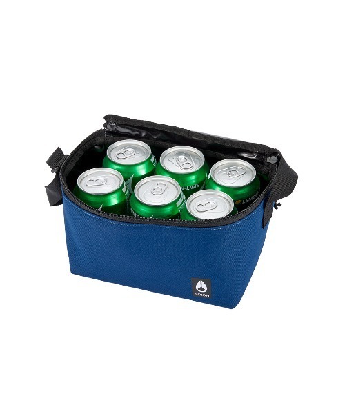 NIXON(ニクソン)の「【NIXON/ニクソン】Siesta Cooler Bag 再生海洋プラスチック素材 350mlサイズ6缶収納可 ショルダーバッグ(ショルダーバッグ・メンズ・ブルー系その他・FREE)」の1枚目の写真