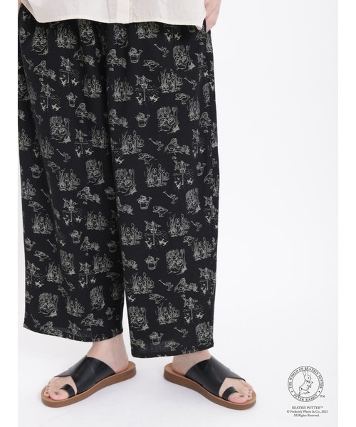 Samansa Mos2（サマンサ モスモス）の「【PETER RABBIT×SamansaMos2】総柄パンツ（その他パンツ・レディース・ブラック/キナリ・F）」の14枚目の写真