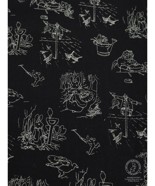 Samansa Mos2（サマンサ モスモス）の「【PETER RABBIT×SamansaMos2】総柄パンツ（その他パンツ・レディース・ブラック/キナリ・F）」の3枚目の写真