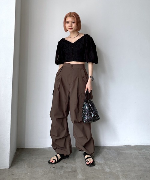 PAGEBOY（ページボーイ）の「パラシュートパンツ（スラックス