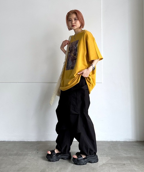 PAGEBOY（ページボーイ）の「パラシュートパンツ（スラックス・レディース・ブラック/ブラウン/オフホワイト・FREE）」の13枚目の写真