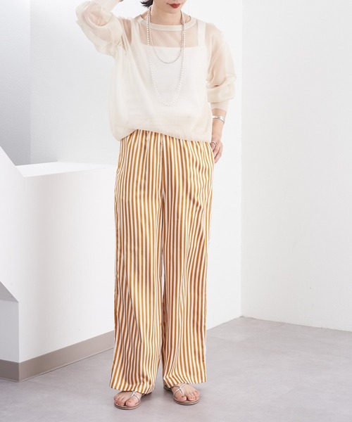 SHENERY（シーナリー）の「シアーラメニットプルオーバー（ニット/セーター・レディース・ブラック/アイボリー・FREE）」の21枚目の写真