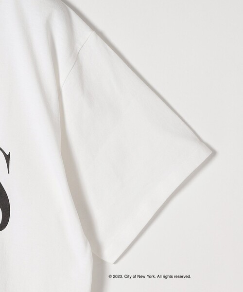 GOOD ROCK SPEED(グッドロックスピード)の「【SHIPS any別注】GOOD ROCK SPEED:〈洗濯機可能〉NYC ショート TEE(Tシャツ/カットソー・レディース・ベージュ/ホワイト・ONE SIZE)」の6枚目の写真