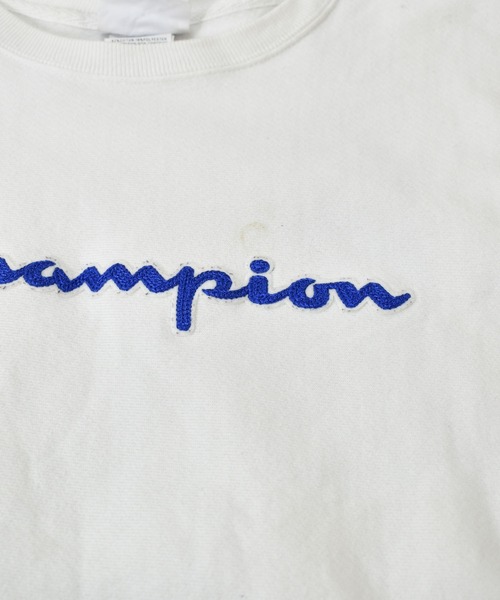 Champion(チャンピオン)の「【ヴィンテージ古着】Champion / チャンピオン リバースウィーブ ロゴ クルーネックスウェット(スウェット・メンズ・ホワイト・MEDIUM)」の3枚目の写真