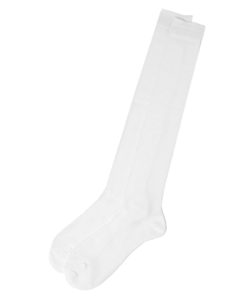 Heather(ヘザー)の「シアーリブハイSOX 964394(ソックス/靴下・レディース・ホワイト/ブラック・FREE)」の15枚目の写真