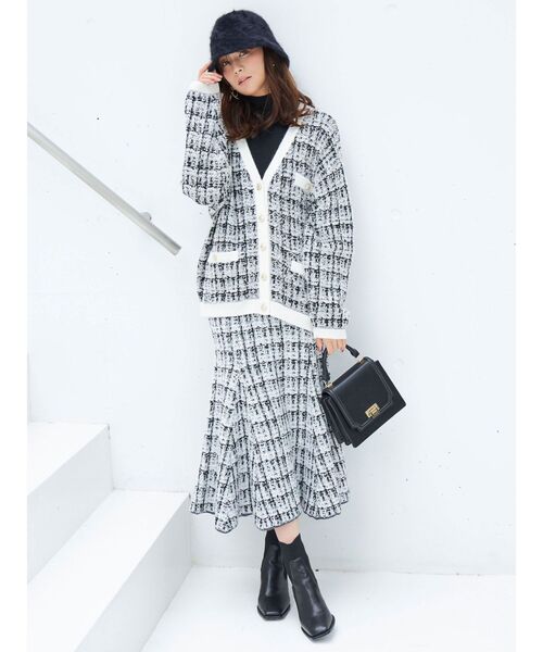 MERCURYDUO（マーキュリーデュオ）の「エコファーバケットハット（ハット・レディース・ブラック/オフホワイト・FREE）」の21枚目の写真