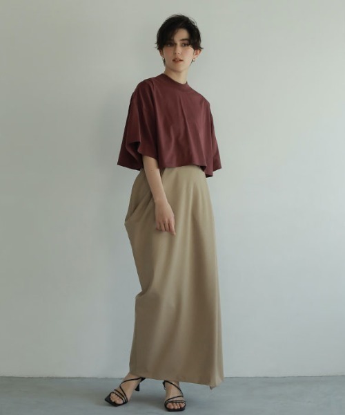 ETRE TOKYO（エトレトウキョウ）の「クロップドモックネックTee