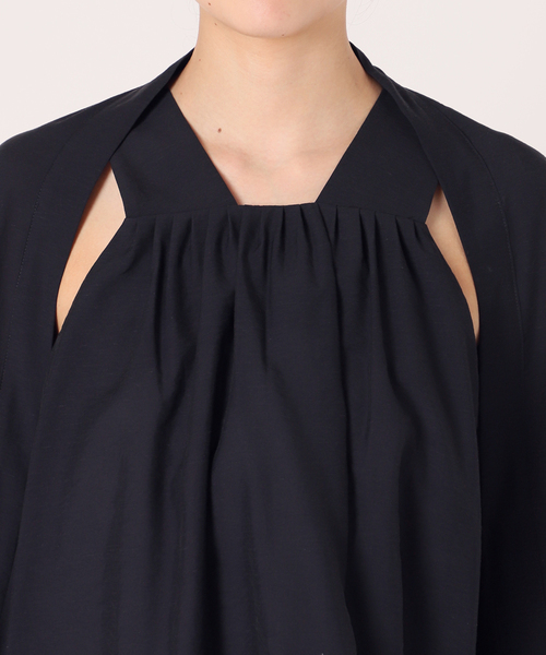 Noble（ノーブル）の「ボレロアンサンブルブラウス（シャツ/ブラウス・レディース・ネイビー/ベージュ・FREE）」の15枚目の写真