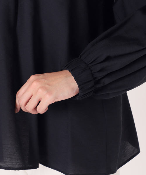 Noble（ノーブル）の「ボレロアンサンブルブラウス（シャツ/ブラウス・レディース・ネイビー/ベージュ・FREE）」の18枚目の写真