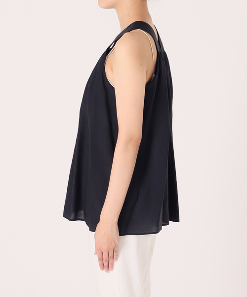 Noble（ノーブル）の「ボレロアンサンブルブラウス（シャツ/ブラウス・レディース・ネイビー/ベージュ・FREE）」の21枚目の写真