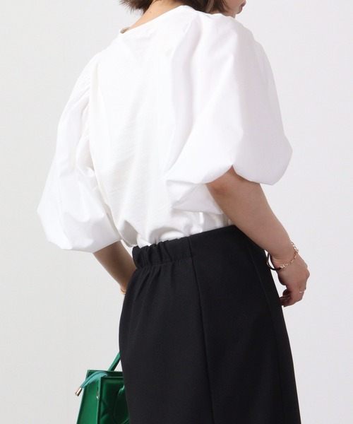 &soiree(アンドソワレ)の「&soiree ボリュームスリーブトップス(シャツ/ブラウス・レディース・ホワイト/ブラック・F)」の13枚目の写真
