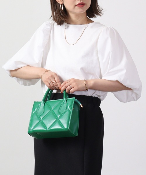 &soiree(アンドソワレ)の「&soiree ボリュームスリーブトップス(シャツ/ブラウス・レディース・ホワイト/ブラック・F)」の8枚目の写真