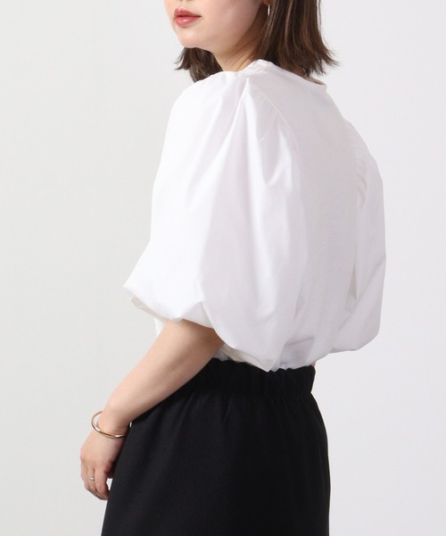 &soiree(アンドソワレ)の「&soiree ボリュームスリーブトップス(シャツ/ブラウス・レディース・ホワイト/ブラック・F)」の11枚目の写真