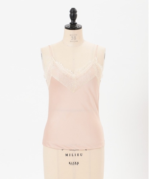 サテン×レースキャミ（キャミソール）｜DEICY（デイシー）の