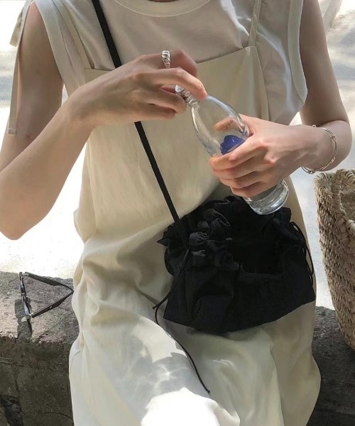 Sibra(シブラ)の「セットアップ 無地トップス+キャミワンピース(ワンピース・レディース・イエロー/ブラック・M)」の12枚目の写真