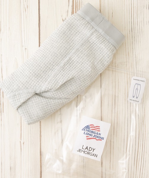 JEMORGAN(ジェーイーモーガン)の「【JE.MORGAN/ジェイイーモーガン】ワッフルレギンスパンツ(レギンス/スパッツ・レディース・グレー/ネイビー・FREE)」の1枚目の写真