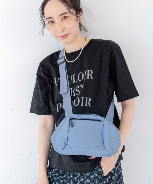 studio CLIP（スタディオクリップ）の「ラウンドボディショルダーバッグ（ショルダーバッグ・レディース・グレー/ブルー/ブラック・FREE）」の4枚目の写真