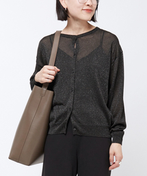 AP STUDIO | Black Glitter Cardigan(ニット/セーター)