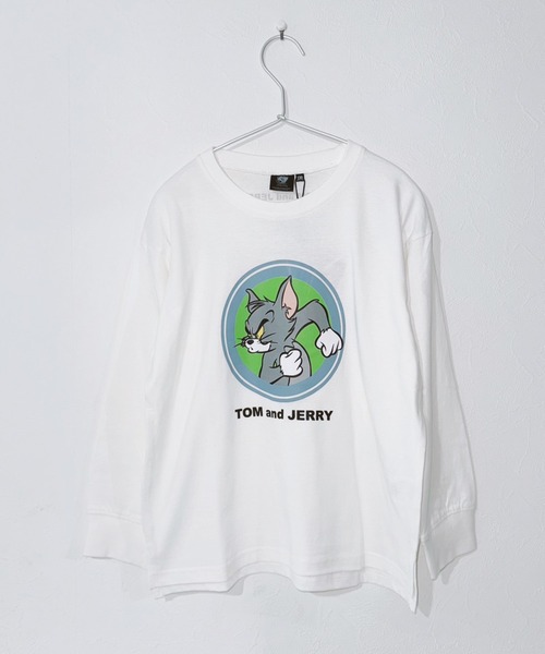 Tom&Jerry(トムアンドジェリー)の「トムとジェリーバックプリントビッグロンT(Tシャツ/カットソー・キッズ・杢グレー/ホワイト系その他/パープル/ブラック/チャコールグレー/ベージュ/ダークグリーン/オフホワイト/オレンジ系その他2/ベージュ系その他3/グリーン系その他2/ブルー系その他3/ホワイト系その他2/ホワイト系その他3/ブラック系その他3/グレー系その他2・130cm/150cm/120cm/160cm/140cm/110cm)」の5枚目の写真