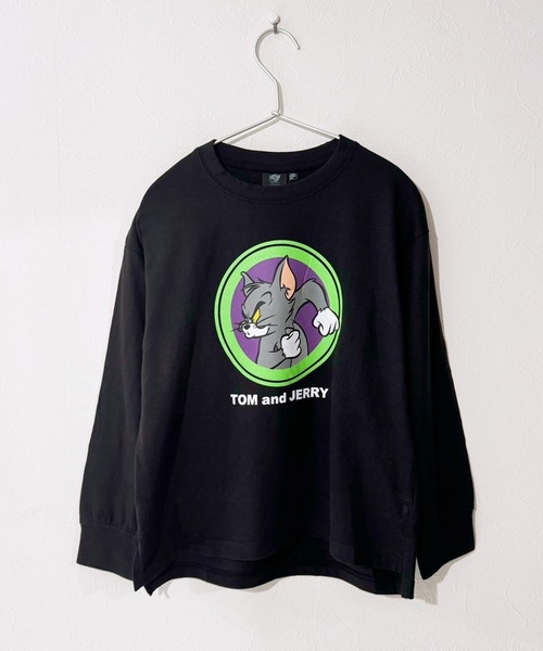 Tom&Jerry(トムアンドジェリー)の「トムとジェリーバックプリントビッグロンT(Tシャツ/カットソー・キッズ・杢グレー/ホワイト系その他/パープル/ブラック/チャコールグレー/ベージュ/ダークグリーン/オフホワイト/オレンジ系その他2/ベージュ系その他3/グリーン系その他2/ブルー系その他3/ホワイト系その他2/ホワイト系その他3/ブラック系その他3/グレー系その他2・130cm/150cm/120cm/160cm/140cm/110cm)」の7枚目の写真