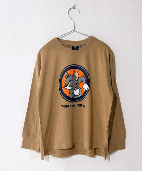 Tom&Jerry(トムアンドジェリー)の「トムとジェリーバックプリントビッグロンT(Tシャツ/カットソー・キッズ・杢グレー/ホワイト系その他/パープル/ブラック/チャコールグレー/ベージュ/ダークグリーン/オフホワイト/オレンジ系その他2/ベージュ系その他3/グリーン系その他2/ブルー系その他3/ホワイト系その他2/ホワイト系その他3/ブラック系その他3/グレー系その他2・130cm/150cm/120cm/160cm/140cm/110cm)」の11枚目の写真