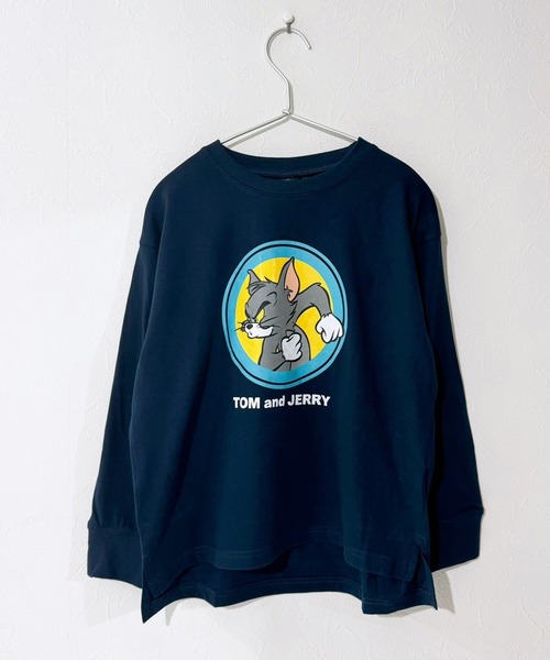 Tom&Jerry(トムアンドジェリー)の「トムとジェリーバックプリントビッグロンT(Tシャツ/カットソー・キッズ・杢グレー/ホワイト系その他/パープル/ブラック/チャコールグレー/ベージュ/ダークグリーン/オフホワイト/オレンジ系その他2/ベージュ系その他3/グリーン系その他2/ブルー系その他3/ホワイト系その他2/ホワイト系その他3/ブラック系その他3/グレー系その他2・130cm/150cm/120cm/160cm/140cm/110cm)」の14枚目の写真