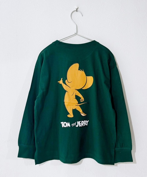 Tom&Jerry(トムアンドジェリー)の「トムとジェリーバックプリントビッグロンT(Tシャツ/カットソー・キッズ・杢グレー/ホワイト系その他/パープル/ブラック/チャコールグレー/ベージュ/ダークグリーン/オフホワイト/オレンジ系その他2/ベージュ系その他3/グリーン系その他2/ブルー系その他3/ホワイト系その他2/ホワイト系その他3/ブラック系その他3/グレー系その他2・130cm/150cm/120cm/160cm/140cm/110cm)」の12枚目の写真
