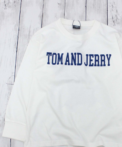 Tom&Jerry(トムアンドジェリー)の「トムとジェリーバックプリントビッグロンT(Tシャツ/カットソー・キッズ・杢グレー/ホワイト系その他/パープル/ブラック/チャコールグレー/ベージュ/ダークグリーン/オフホワイト/オレンジ系その他2/ベージュ系その他3/グリーン系その他2/ブルー系その他3/ホワイト系その他2/ホワイト系その他3/ブラック系その他3/グレー系その他2・130cm/150cm/120cm/160cm/140cm/110cm)」の18枚目の写真