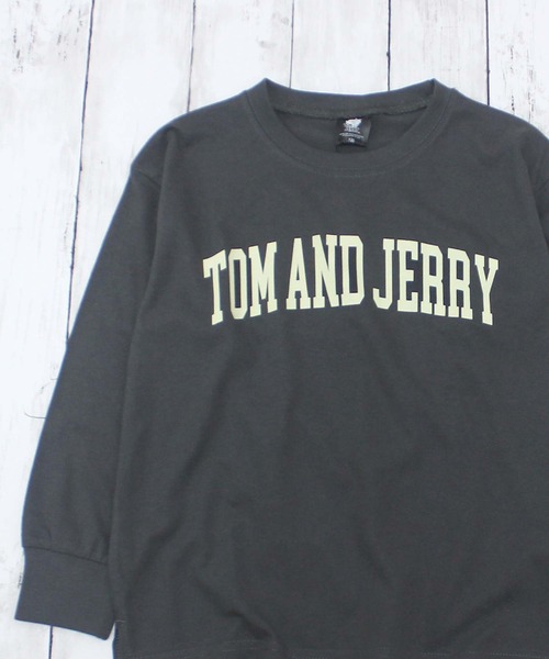 Tom&Jerry(トムアンドジェリー)の「トムとジェリーバックプリントビッグロンT(Tシャツ/カットソー・キッズ・杢グレー/ホワイト系その他/パープル/ブラック/チャコールグレー/ベージュ/ダークグリーン/オフホワイト/オレンジ系その他2/ベージュ系その他3/グリーン系その他2/ブルー系その他3/ホワイト系その他2/ホワイト系その他3/ブラック系その他3/グレー系その他2・130cm/150cm/120cm/160cm/140cm/110cm)」の20枚目の写真