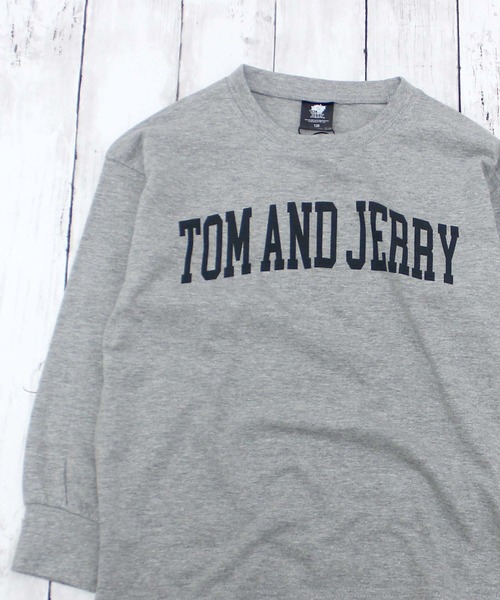 Tom&Jerry(トムアンドジェリー)の「トムとジェリーバックプリントビッグロンT(Tシャツ/カットソー・キッズ・杢グレー/ホワイト系その他/パープル/ブラック/チャコールグレー/ベージュ/ダークグリーン/オフホワイト/オレンジ系その他2/ベージュ系その他3/グリーン系その他2/ブルー系その他3/ホワイト系その他2/ホワイト系その他3/ブラック系その他3/グレー系その他2・130cm/150cm/120cm/160cm/140cm/110cm)」の21枚目の写真