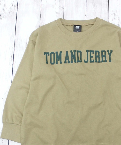Tom&Jerry(トムアンドジェリー)の「トムとジェリーバックプリントビッグロンT(Tシャツ/カットソー・キッズ・杢グレー/ホワイト系その他/パープル/ブラック/チャコールグレー/ベージュ/ダークグリーン/オフホワイト/オレンジ系その他2/ベージュ系その他3/グリーン系その他2/ブルー系その他3/ホワイト系その他2/ホワイト系その他3/ブラック系その他3/グレー系その他2・130cm/150cm/120cm/160cm/140cm/110cm)」の22枚目の写真