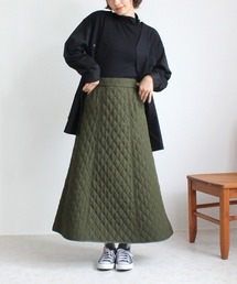 キルトロングスカート