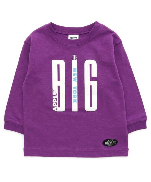 BREEZE（ブリーズ）の「4柄シティロゴTシャツ（Tシャツ/カットソー・キッズ・アイボリー/パープル/グリーン/ブラック・80/90/150/100/120/140/130/110）」の14枚目の写真