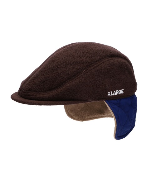 XLARGE（エクストララージ）の「FLEECE FLAT CAP（ハンチング/ベレー帽・メンズ・ブラック/ブラウン・ONE SIZE）」の7枚目の写真