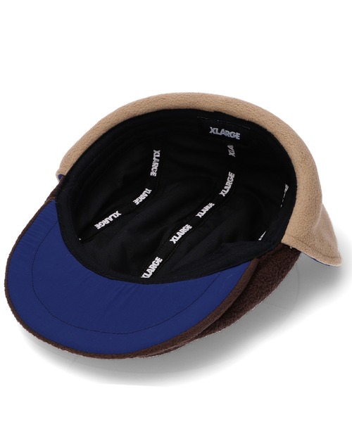 XLARGE（エクストララージ）の「FLEECE FLAT CAP（ハンチング/ベレー帽・メンズ・ブラック/ブラウン・ONE SIZE）」の12枚目の写真