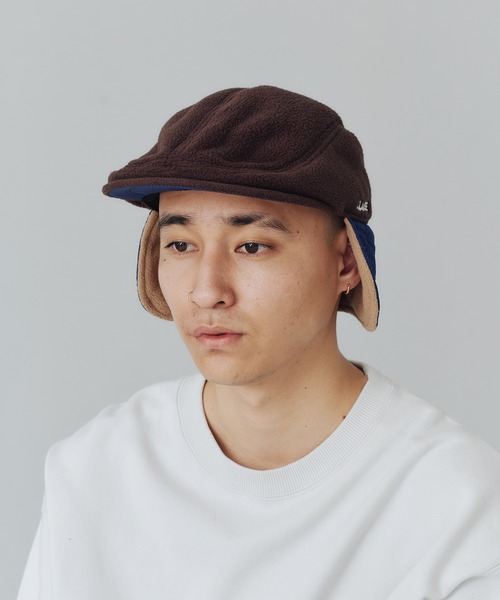 XLARGE（エクストララージ）の「FLEECE FLAT CAP（ハンチング/ベレー帽・メンズ・ブラック/ブラウン・ONE SIZE）」の17枚目の写真