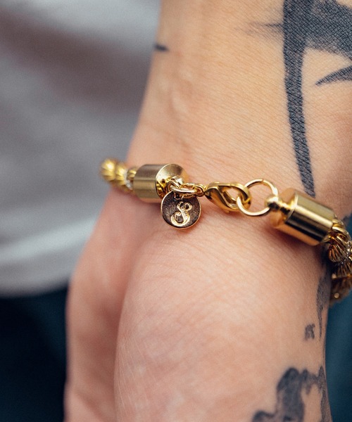 Subciety(サブサエティ)の「TWIST COMBI CHAIN BRACELET(ブレスレット・メンズ・シルバー×ゴールド/ゴールド系その他・FREE)」の17枚目の写真
