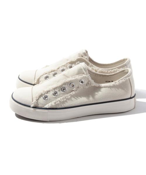 coen(コーエン)の「キャンバススリッポン15FW(スリッポン・レディース・ネイビー/ダークグリーン/ベージュ/ホワイト・LARGE/SMALL/MEDIUM)」の13枚目の写真